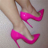 Rose dress pumps sexy pointed toe 12cm thin high heel party nightclub energy gorgeous 10cm 8cm lady shoes QP058