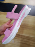 Summer Plus Size Women Shoes Fashion Platform Wedge Sandals Women Height Increase Closed Toe Roman Sandals Zapatos