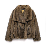 Women's Thick Lamb Fur Black Coat Women's Winter 2025 New