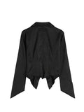 Women Shirts Black Turn-down Collar Long Sleeve Loose Vintage Blouses Female Elegant Office Ladies Chic Jacquard Tunic Shirt