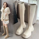 autumn and winter thick heel boots brown thin but knee boots high heel boots knight boots long thin boots women