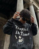Pink Planet Foam Letter Print Hoodie Women Popular Loose Casual Couple Streetwear Men Gothic Grunge Oversized
