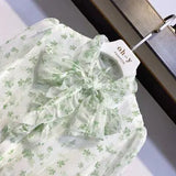 Women Suit Long Vest Jacket Coat Top And Floral Print Chiffon Dress Two Piece Set Elegant Outfit Office Ladies