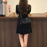 Women Solid Slim Trendy Spring Simple Korean Style Elegant Casual Soft Side-slit Ladies Fashion All-match Party