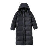 Degree Thick Warm Long Women Winter Coat Hooded Windproof Down Jackets White Duck Down Jacket Filling Fluffy Puffer