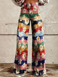 Zingj Style Ebay Plus Size Female Casual Pants Thin Wide Leg Pants-Outfit