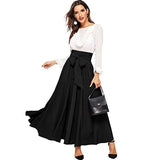 Spring And Summer Half-Dress Woman High Waist Thin Front With A Word Long