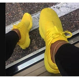 Sport Shoes Summer 2022 Fashion Breathable Mesh Platform Sneakers Socks Women's Plus Size Lace-up Wedge Tennis