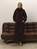 Lazy Wind Soft Woolen Sweater Women's New Set Of Relaxed Knitted Sweater In Autumn And