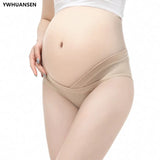 Cotton Maternity Pregnant Underwear Postpartum Mother Under Bump Panties V-Shaped Soft Belly Support Panty