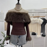 Shooting Irregular Zipper Collar Short Small Coat With Long Sleeves And Bottom Shirt
