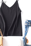 Women Knitting Spaghetti Strap Top Halter V Neck Camisole Women'S Basic Casual Sleeveless Knited Tank Tops Summer
