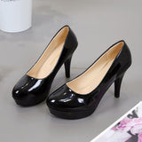 City Huangyan 喖吖 Trading Goose Powder Brand High Heels Women's Single