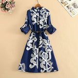 Aesthetic Sexy Chic Print Long Dress Women Long Sleeve Elegant Fashion Vestidos De Fiesta Vintage Korean Style Robe