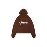 Y2K Harajuku Hip Hop Nofs Pattern Slim Hooded Sweater Men Gothic Casual Fashion Sports Suit For Men And Women For