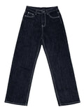 Stitched High Waist Boyfriend Jeans-Outfit