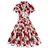 60s Vintage Tunic Dresses Summer Spring Retro Pin Up 2022 Women Jurk Casual Party Robe Rockabilly Dresses