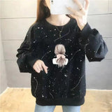 Sweatshirt Women Fashion Y2k Pullover Streetwear Gothic White Black Hoodies Men Clothes Vintage Harajuku Oversized