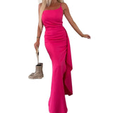 Summer New Women's Single-Shoulder Open Fork Sexy Waist