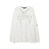 Sweatshirt Women Fashion Y2k Pullover Streetwear Gothic White Black Hoodies Men Clothes Vintage Harajuku Oversized