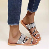 Summer Women's Shoes Size 43 Ebay Bright-Faced Flat Bottom Water Drill