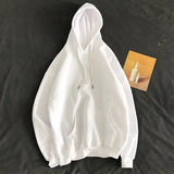 Hoodie Solid Loose Fleece Casual Long Sleeve Top Streetwear hip hop Pullover Sweatshirt Korean Fashion Couple