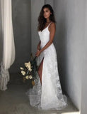 Sexy Sleeveless Lace Sling Long