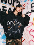 Vintage Doberman Dogs Sweatshirt-Outfit