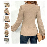 Explosion Top-Print T-Shirt Bottom Knitted Long-Sleeved Long-Sleeved