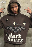 3D Foaming Pattern Pullover Hoodie Men Clothes Couples Top Sweatshirt Goth Streetwear Tracksuit Women Oversized