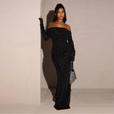 Summer New Women's Fashion Bumpy Dark V Sexy Sleeveless Hanging Neck Swing Dress Dress