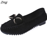 women's loafers Solid Colors Flat ballet shoes Bow Knot Lazy loafers Shallow Casual Slip On Shoes scarpe