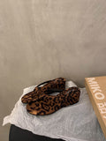 Summer With Skirt Leopard-Print Cool Drag High Heel Sandals Temperament Heel Clipper Flip Flip Flip Slippers Women Shoes