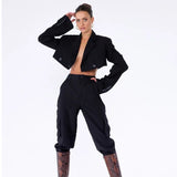 Button Elegant Blazer For Women Coats Autumn Long Sleeve Short Jacket Female Fashion Notched Collar Blazers