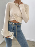And Winter Essential Amazon Repair Collar Design Cross Knitting Top Sweater