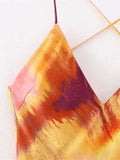 Printed Slip Long Dress Women Satin Backless Dress Woman Camisole Sexy Summer Dresses Woman 2023 Evening Party
