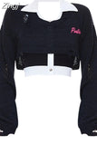 Women 2023 Autumn Hollow Out Knitted Sweaters+ Sexy Suspenders 2 Piece Suit Korean Short Chic Wild Casual Fashion Pullovers