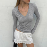 New Women's Open Fork Long Top Trop