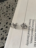 Y2K earrings with oval star