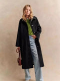 Temperament POLO Sweater Women Autumn And Winter Kaqi Single Buckle New