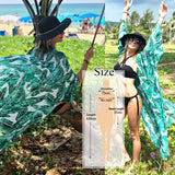 Chiffon Beach Cover up Tunics for Beach Long Kaftan Bikini Cover up Robe de Plage Sarong Beach Swimsuit coverup