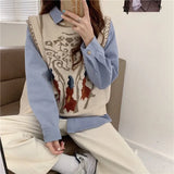 Sweaters Knitted Sweater for Women Knit Pullovers Woman Long Sleeve Sweater Woman O-neck White Sweaters Plus Size