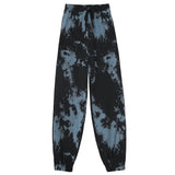 Women's Pants Harajuku Tie Dye Print Casual Trousers Loose Wide Leg Pants Female Hip Hop Joggers Woman