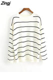 retro autumn and winter round neck sweater women's 2023 new street trend lazy style sweater casual loose wild