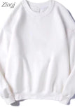 new autumn and winter letter printing Sweaters women's street loose lazy round neck sweaters couple casual pullover