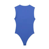 2023 Black Body Woman Square Neck Sexy Lingerie For Women Body Sleeveless Bodysuit Women Wide Straps Bodycon Summer