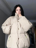 Color Basic Warm Down Jackets Women Winter High Neck 2023 Thickened Comfortable High Quality Coat Windproof
