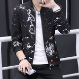 and Autumn Men's Bomber Zip Jacket 2023 Korean Men's Fashion Casual Street Wear Hip Hop Slim Bomber Jacket Men's