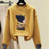 Winter Two Pieces Sets For Women Long Sleeve Pullover Sweatshirts And High Waist Knitting Skirts Sets Womens Outfits