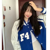College Style Stitching Ladies Baseball Uniform High Street Jacket Lovers Loose Wild All-match Autumn New Jacket